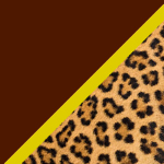 Dark Brown-Gold-Leopard